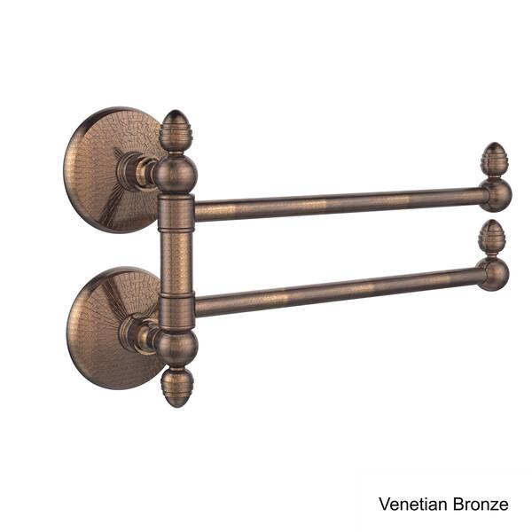 New in Box Allied Brass Monte Carlo Collection 2 Swing Arm Towel Rail